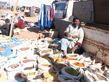 Vendeur d'�pices du souk