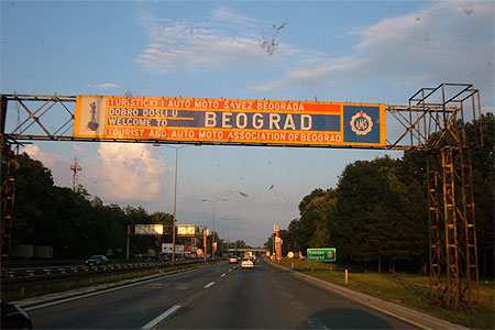Entr�e de Belgrade 