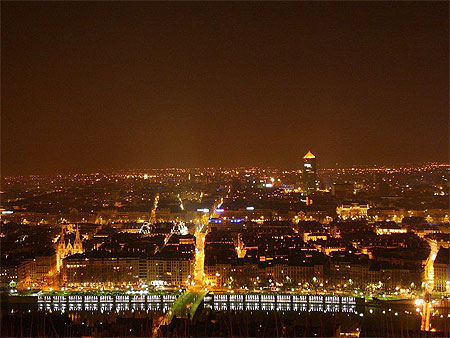 Lyon by night