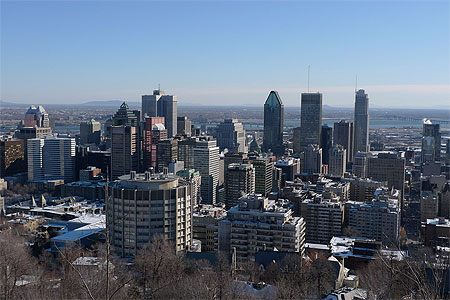 Depuis le belv�d�re du Mont-Royal
