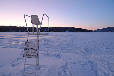 Lac gel� Mont Tremblant