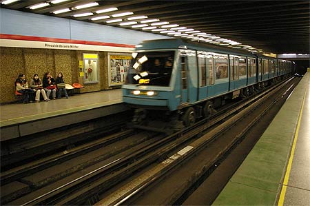 Le m�tro de Santiago