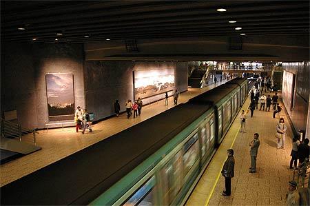Station de m�tro � Santiago