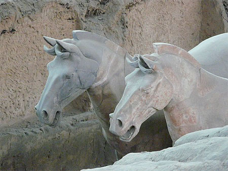 Chevaux de l'Arm�e Enterr�e