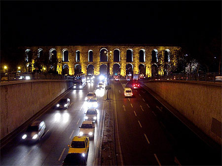 Aqueduc de nuit