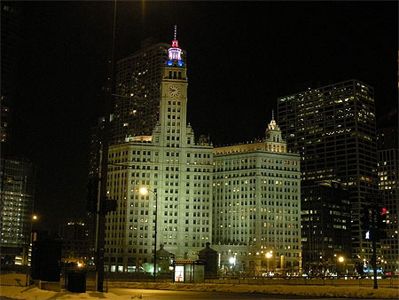 Chicago by night