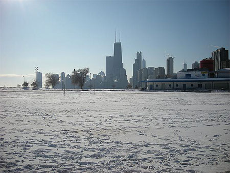 Chicago sous la neige