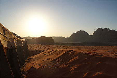 Coucher de soleil Wadi Rum