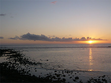 Coucher de soleil � Saint Leu