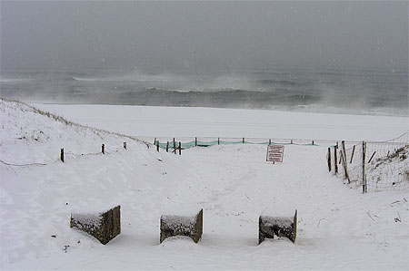 La plage en janvier !