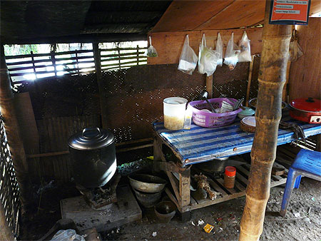 Resto de campagne � Huai  Xai au Laos