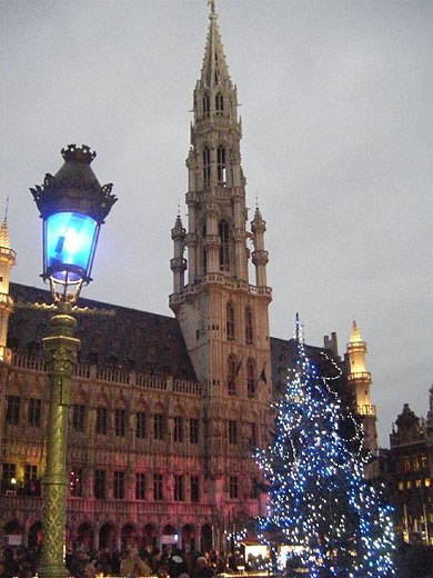L'h�tel de ville � No�l