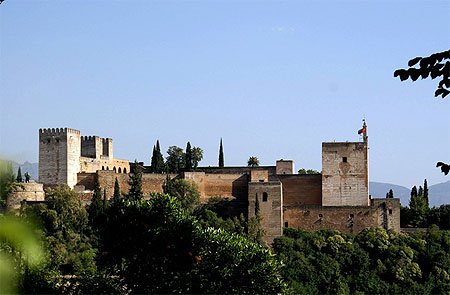 Vue de L'alhambra depuis l'Albaicin