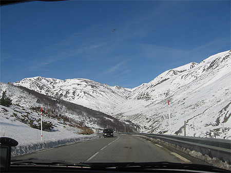 Sur la route de retour
