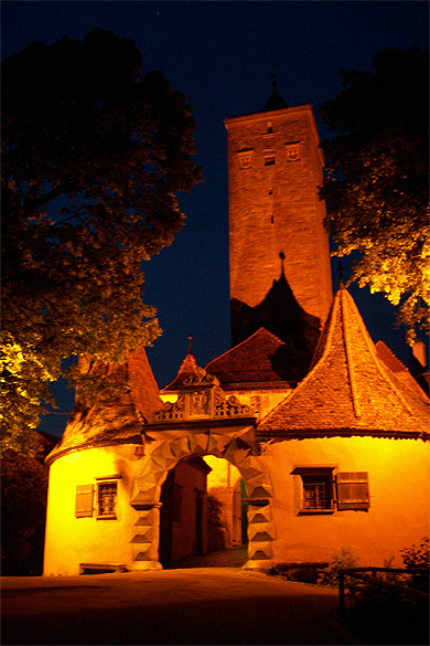 Rothenburg, la nuit.