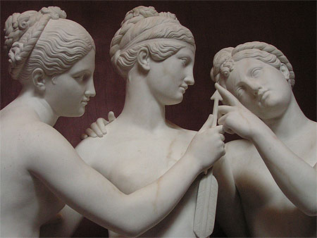Les trois graces de Thorvaldsen