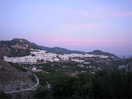 Frigiliana � la tomb�e du jour