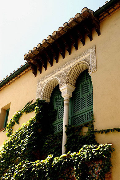 D�tail des Fen�tres mauresques d'une maison