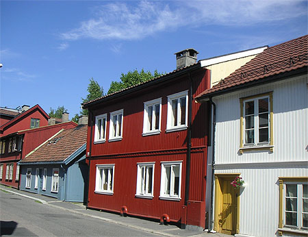 Oslo et ses maisons color�es 