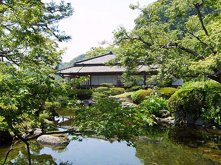 Jardin de l'ancienne r�sidence des Shimazu
