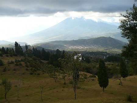 Paysages dans la r�gion du Volcan Pacaya