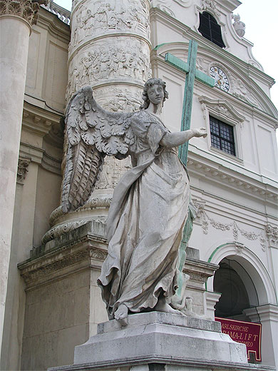Ange baroque. St Charles Borrom�e Vienne