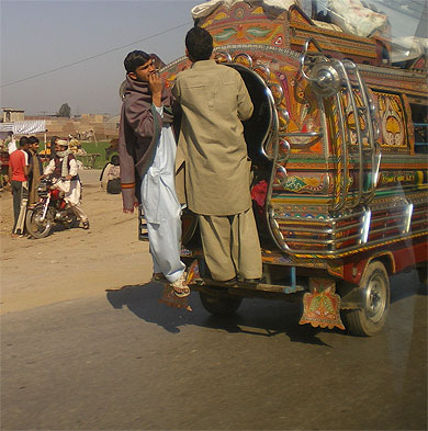 Au nord de Lahore Pakistan f�vrier 2009