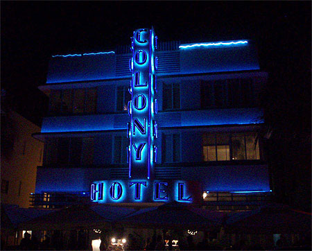 Art Deco District by Night
