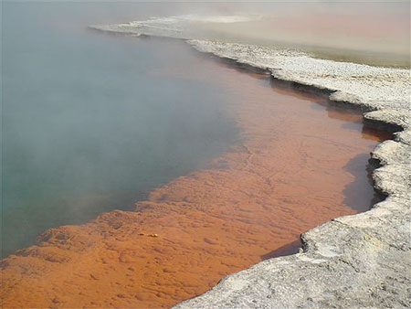 Seules les zones volcaniques offrent de telles couleurs!