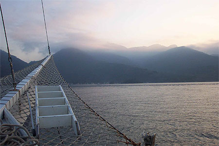 Arriv�e � Ilha Grande