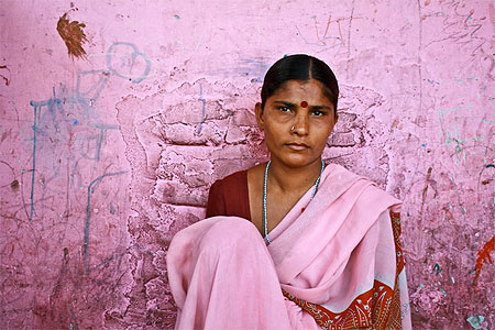 Femme en Rose