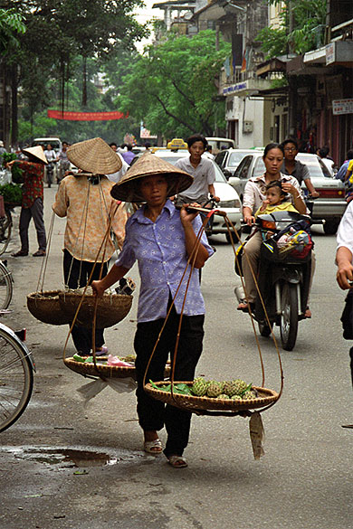 Dans les rues d'Hanoi