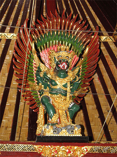 Garuda au temple hindouiste de Gunung Kawi