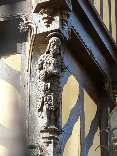D�tail de la maison du p�lerin