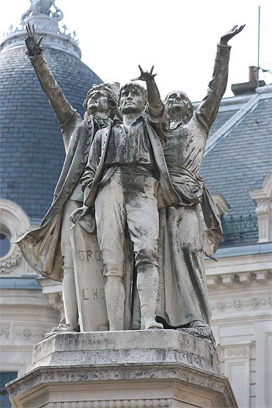 Grenoble - Fontaine des 3 ordres - D�tail