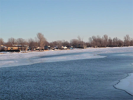 Rive de la rivi�re Richelieu