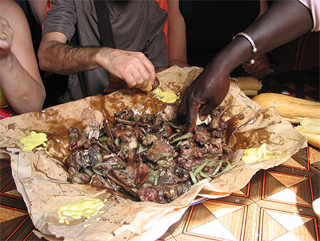 Repas � la dibiterie