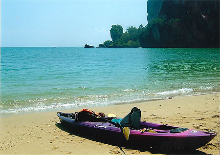 La plage de Krabi en Tha�lande