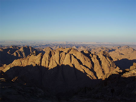 Le Sina� depuis le mont Mo�se