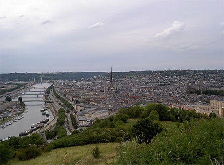 Vue sur Rouen