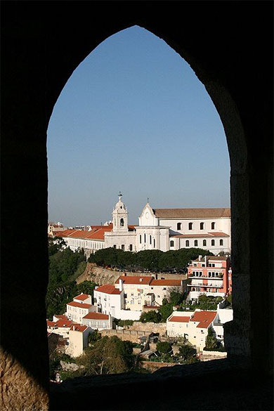 Vue depuis le Ch�teau Saint-Georges (Castelo S�o Jorge)