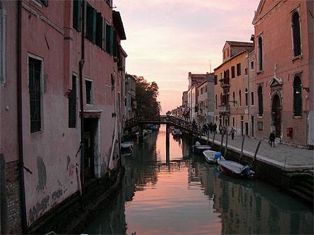 Fin de journ�e dans cannaregio