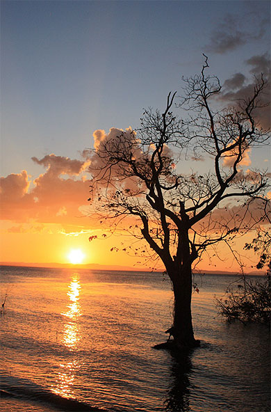 Coucher de soleil � Moyogalpa