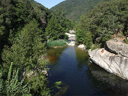 Baignade, torrent "le Rizzan�se"