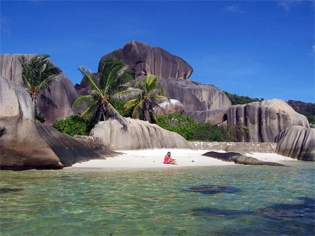 Anse source d'argent.