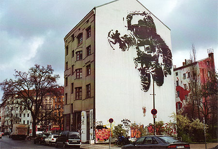 Fresque dans le quartier de Kreuzberg
