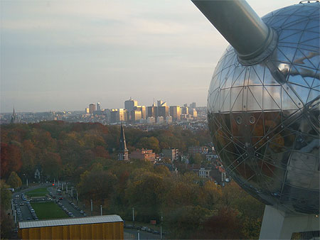 Vue du quartier WTC de Bruxelles