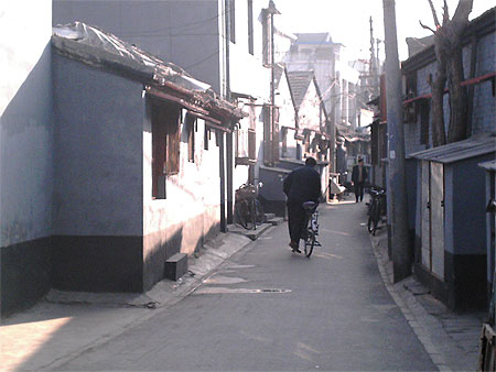 Dans une ruelle de Pekin