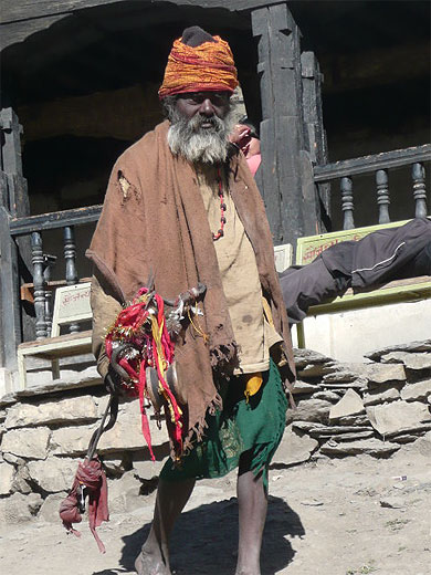 Muktinath - Le p�lerin