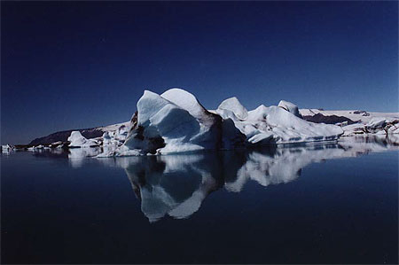 Icebergs en Islande